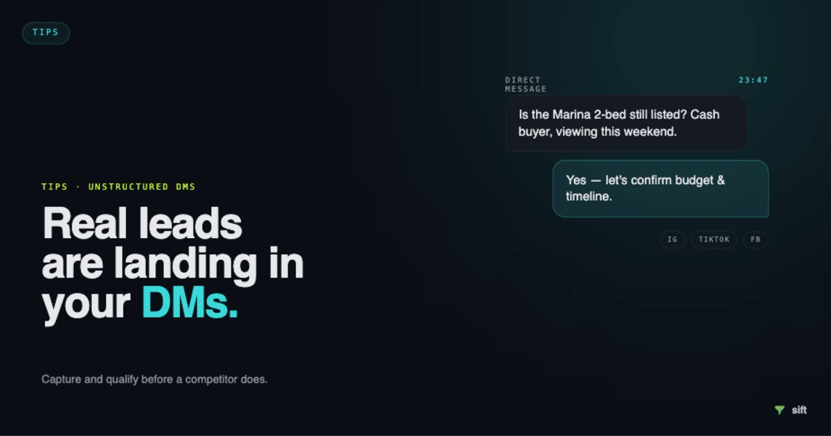 How Estate Agents Can Qualify Social Media Leads