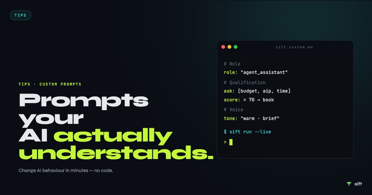 Writing Custom Prompts for Your AI Real Estate Agent