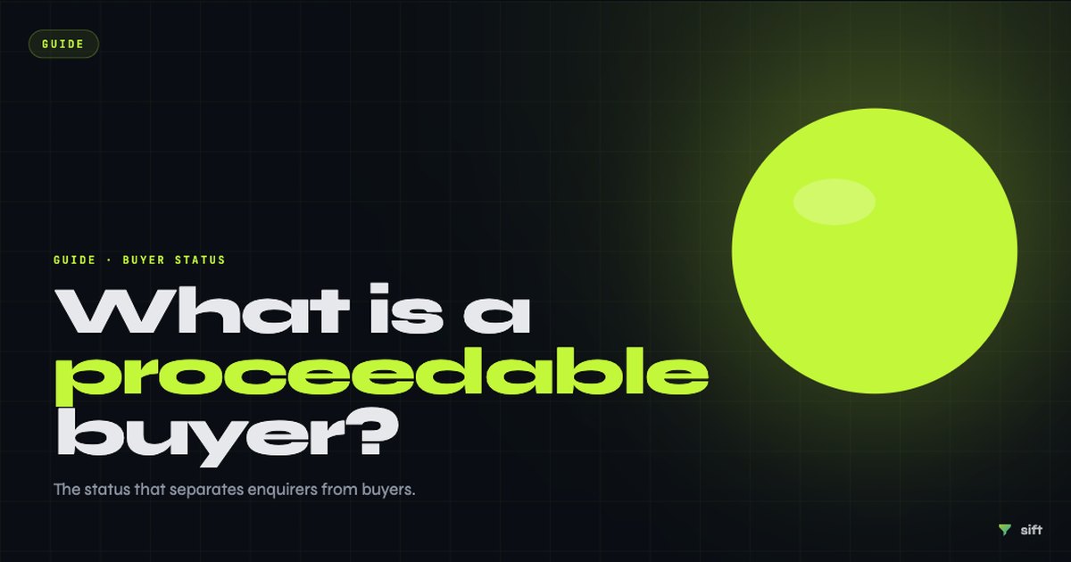What Is a Proceedable Buyer? The UK Estate Agent's Guide